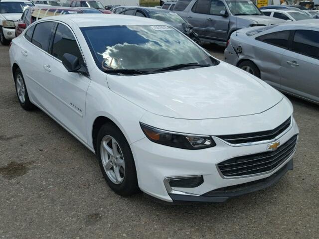 1G1ZB5ST4GF267602 - 2016 CHEVROLET MALIBU LS WHITE photo 1