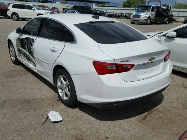 1G1ZB5ST4GF267602 - 2016 CHEVROLET MALIBU LS WHITE photo 3
