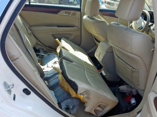 4T1BK3DB4BU421436 - 2011 TOYOTA AVALON BAS თეთრი ფოტო 6