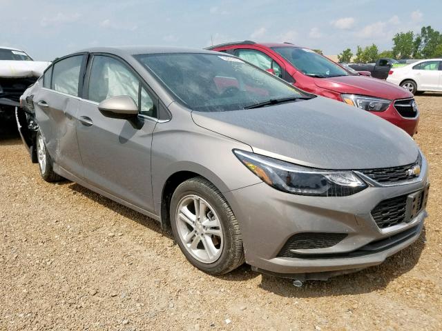 1G1BE5SM6H7204840 - 2017 CHEVROLET CRUZE LT GRAY photo 1