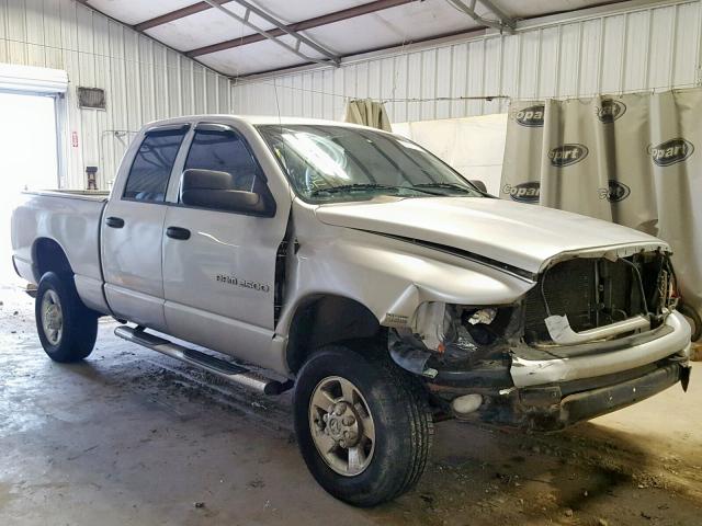 3D7KU28D13G822795 - 2003 DODGE RAM 2500 S Արծաթագույն լուսանկար 1