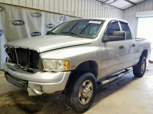 3D7KU28D13G822795 - 2003 DODGE RAM 2500 S Արծաթագույն լուսանկար 2