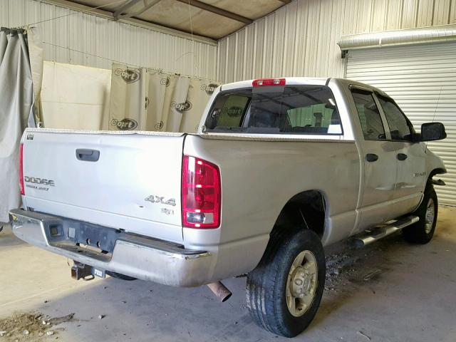 3D7KU28D13G822795 - 2003 DODGE RAM 2500 S Արծաթագույն լուսանկար 4