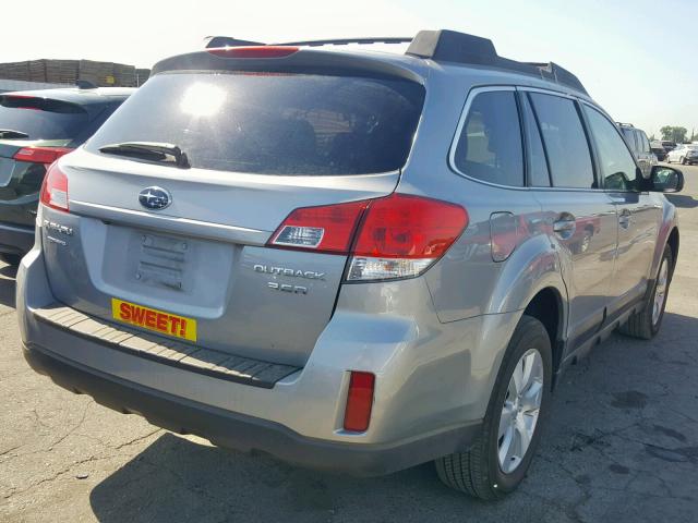 4S4BRDLC9A2349137 - 2010 SUBARU OUTBACK 3. GRAY photo 4