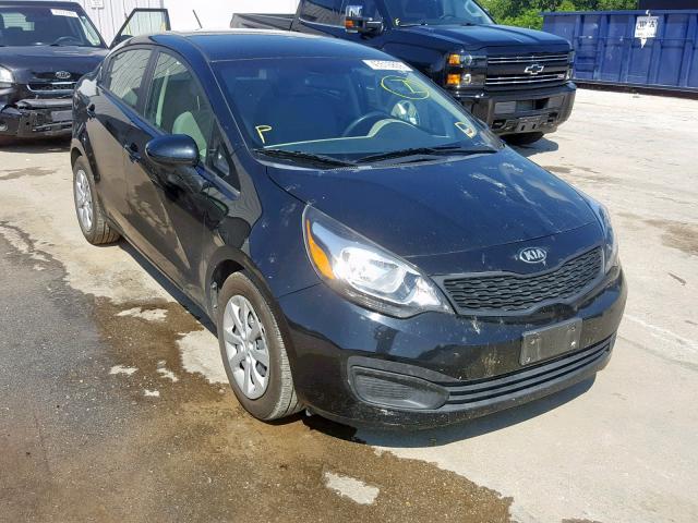 KNADM4A33F6447690 - 2015 KIA RIO LX BLACK photo 1