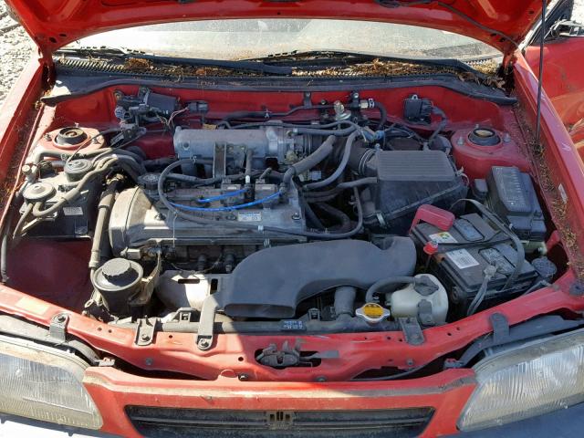 JT2AC52L1V0234955 - 1997 TOYOTA TERCEL CE RED photo 7