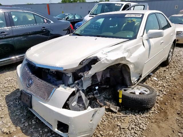 1G6DP577370115914 - 2007 CADILLAC CTS HI FEA WHITE photo 2