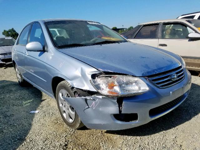 KNAFE122485544416 - 2008 KIA SPECTRA EX BLUE photo 1