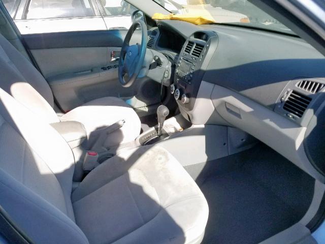 KNAFE122485544416 - 2008 KIA SPECTRA EX BLUE photo 5