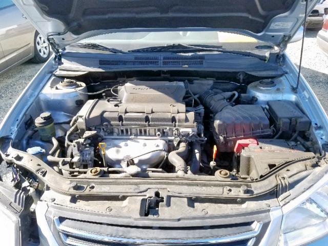 KNAFE122485544416 - 2008 KIA SPECTRA EX BLUE photo 7