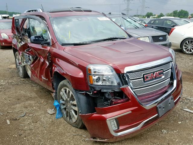 2GKFLVE30H6218559 - 2017 GMC TERRAIN DE RED photo 1