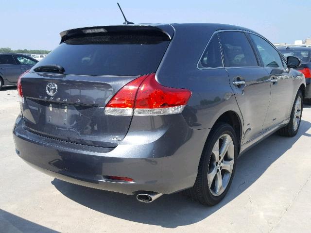 4T3BK3BB7BU053120 - 2011 TOYOTA VENZA BASE CHARCOAL photo 4