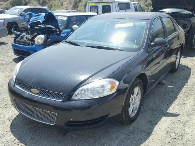 2G1WA5E39E1170952 - 2014 CHEVROLET IMPALA LIM BLACK photo 2