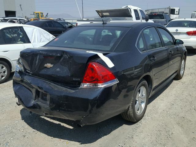 2G1WA5E39E1170952 - 2014 CHEVROLET IMPALA LIM BLACK photo 4