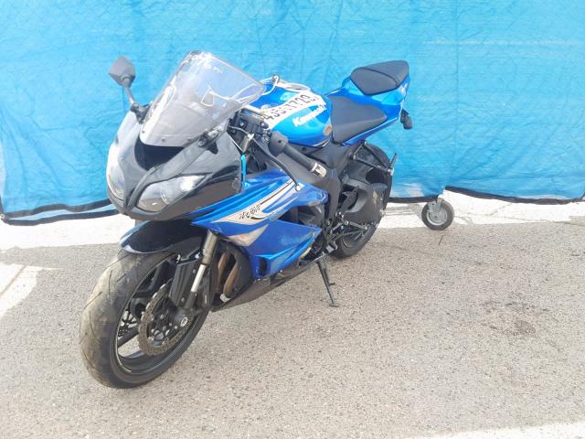 JKAZX4R17BA028522 - 2011 KAWASAKI ZX600 R BLUE photo 2