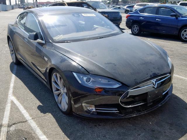 5YJSA1H20EFP62108 - 2014 TESLA MODEL S BLACK photo 1