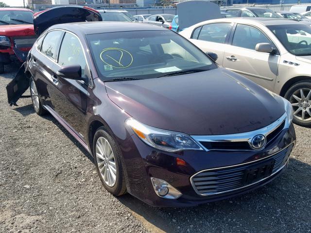 4T1BD1EB9DU004300 - 2013 TOYOTA AVALON HYB PURPLE photo 1