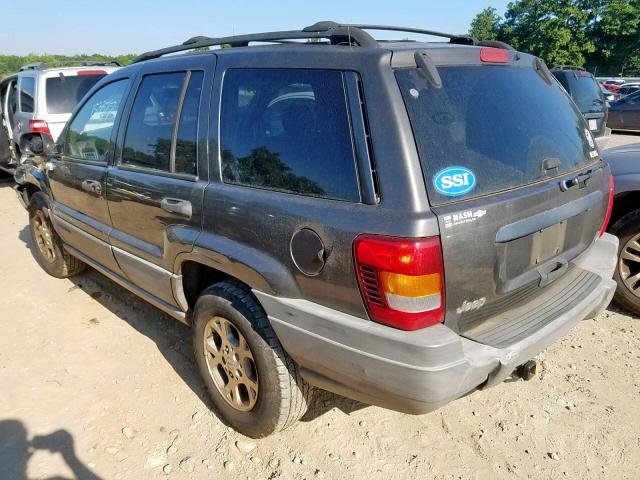 1J4G248N9YC137555 - 2000 JEEP GRAND CHER GRAY photo 3