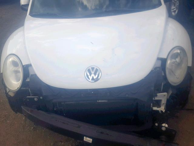 3VWPW31C09M512971 - 2009 VOLKSWAGEN NEW BEETLE თეთრი ფოტო 7