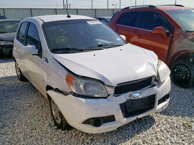 KL1TD66E89B360102 - 2009 CHEVROLET AVEO LS WHITE photo 1