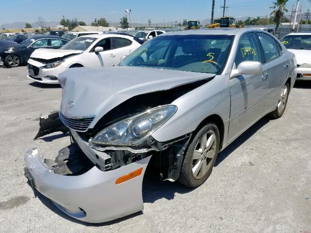 JTHBA30G555122110 - 2005 LEXUS ES 330 SILVER photo 2