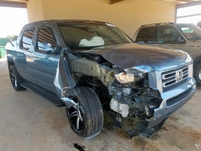 2HJYK16446H567504 - 2006 HONDA RIDGELINE BLUE photo 1