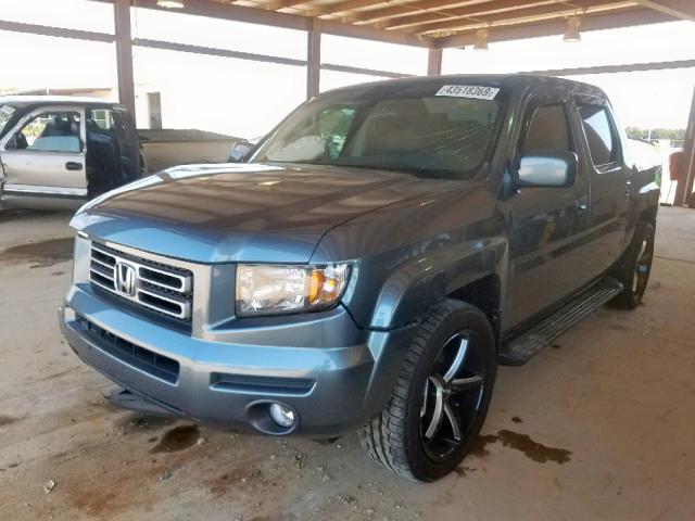 2HJYK16446H567504 - 2006 HONDA RIDGELINE BLUE photo 2