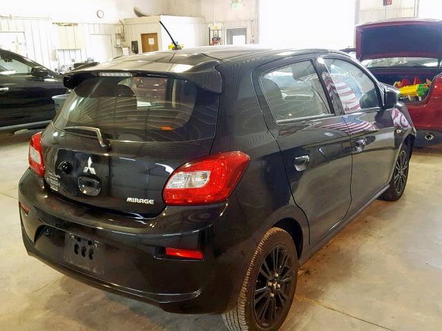 ML32A5HJ9KH002174 - 2019 MITSUBISHI MIRAGE GT BLACK photo 4