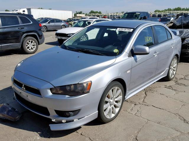 JA3AU86W79U000648 - 2009 MITSUBISHI LANCER GTS SILVER photo 2