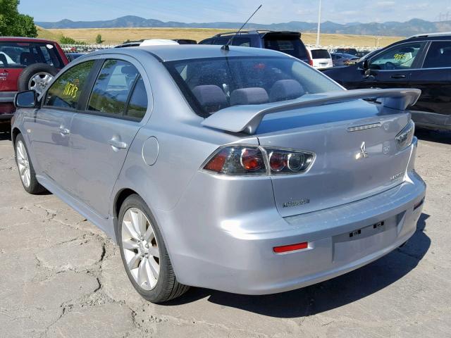 JA3AU86W79U000648 - 2009 MITSUBISHI LANCER GTS SILVER photo 3