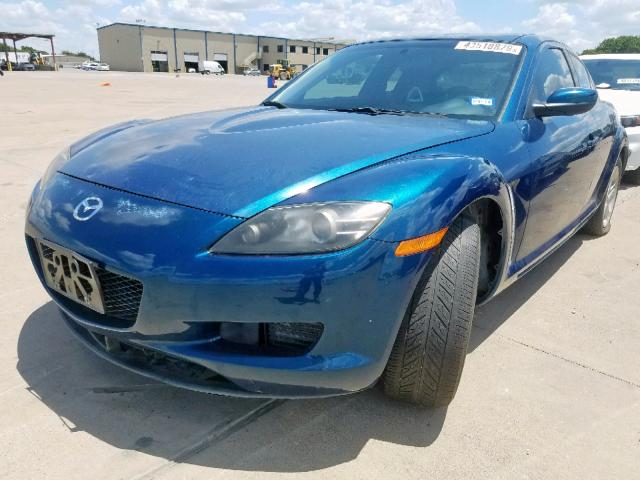 JM1FE173070209931 - 2007 MAZDA RX8 BLUE photo 2