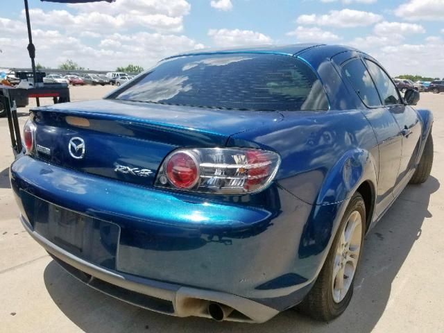 JM1FE173070209931 - 2007 MAZDA RX8 BLUE photo 4