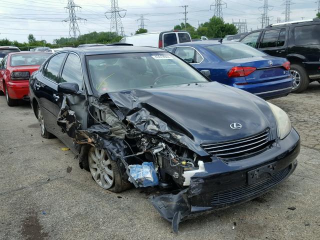 JTHBA30G840007058 - 2004 LEXUS ES 330 BLACK photo 1