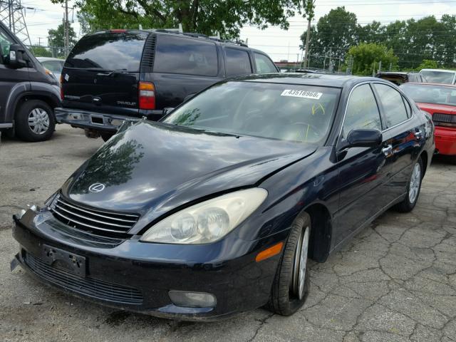 JTHBA30G840007058 - 2004 LEXUS ES 330 BLACK photo 2