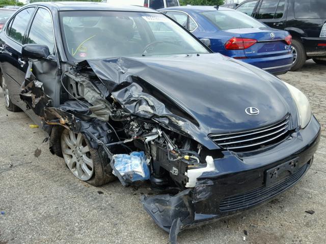 JTHBA30G840007058 - 2004 LEXUS ES 330 BLACK photo 9