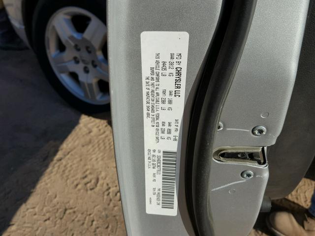 1B3HB28C38D776121 - 2008 DODGE CALIBER SILVER photo 10