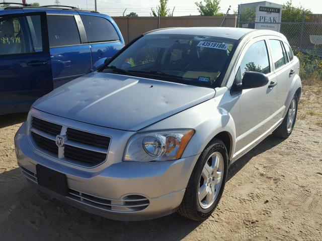 1B3HB28C38D776121 - 2008 DODGE CALIBER SILVER photo 2