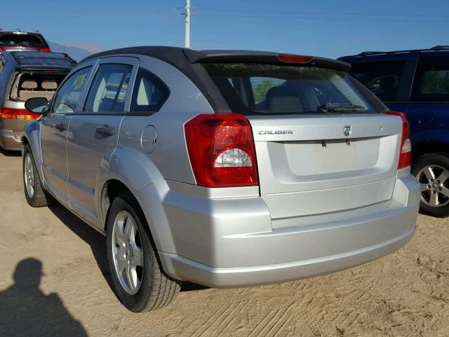 1B3HB28C38D776121 - 2008 DODGE CALIBER SILVER photo 3