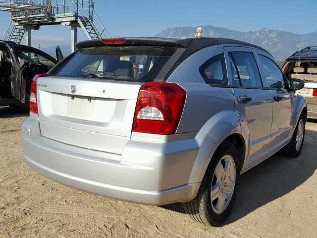 1B3HB28C38D776121 - 2008 DODGE CALIBER SILVER photo 4