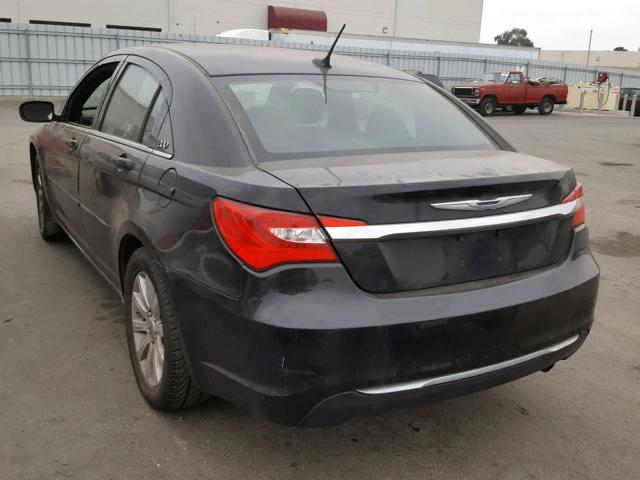 1C3CCBBB3DN639615 - 2013 CHRYSLER 200 TOURIN BLACK photo 3