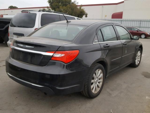 1C3CCBBB3DN639615 - 2013 CHRYSLER 200 TOURIN BLACK photo 4