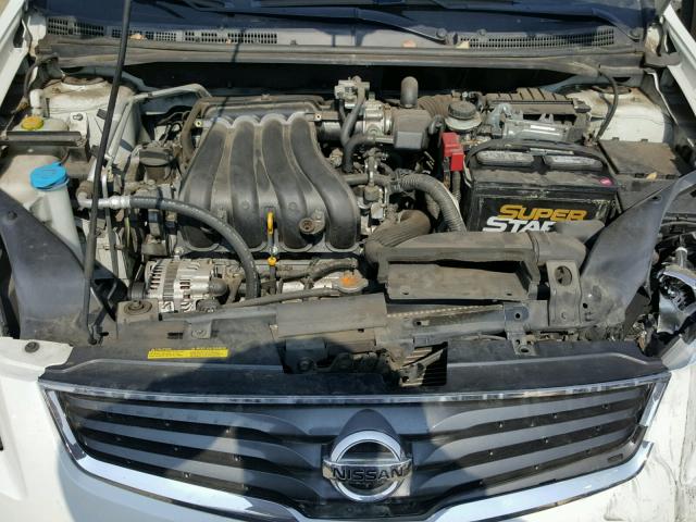 3N1AB6AP9BL726333 - 2011 NISSAN SENTRA 2.0 SILVER photo 7