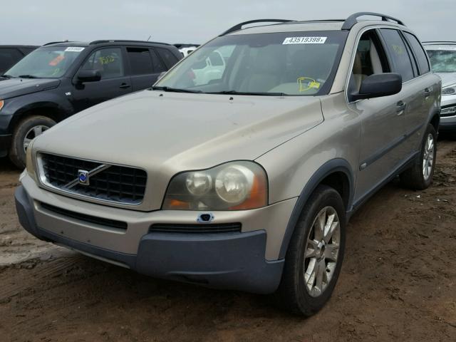 YV1CY59H241114250 - 2004 VOLVO XC90 GOLD photo 2