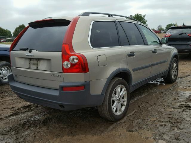 YV1CY59H241114250 - 2004 VOLVO XC90 GOLD photo 4