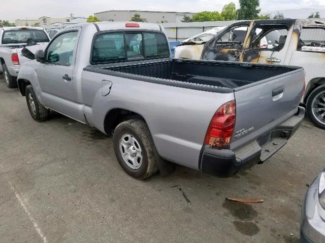 5TFNX4CN7EX038839 - 2014 TOYOTA TACOMA SILVER photo 3