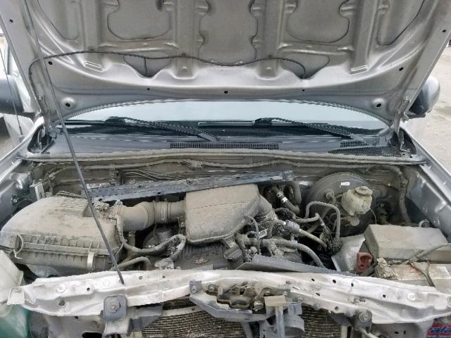 5TFNX4CN7EX038839 - 2014 TOYOTA TACOMA SILVER photo 7