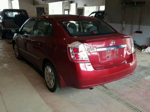 3N1AB6AP4AL659087 - 2010 NISSAN SENTRA 2.0 RED photo 3