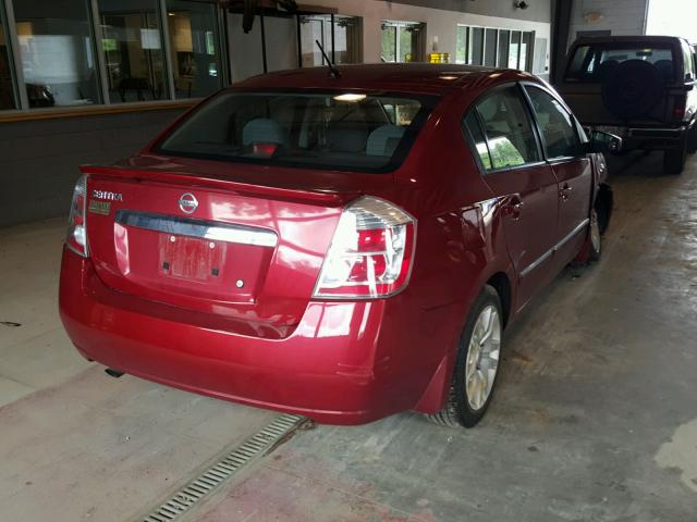 3N1AB6AP4AL659087 - 2010 NISSAN SENTRA 2.0 RED photo 4