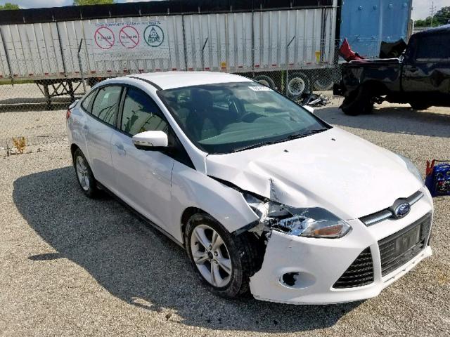 1FADP3F22EL460800 - 2014 FORD FOCUS SE WHITE photo 1