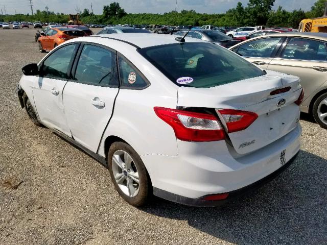 1FADP3F22EL460800 - 2014 FORD FOCUS SE WHITE photo 3